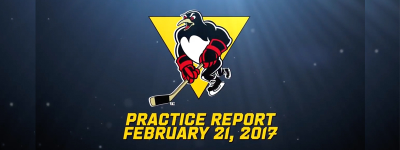 Read more about the article PENGUINS PRACTICE REPORT – FEBRUARY 21, 2017