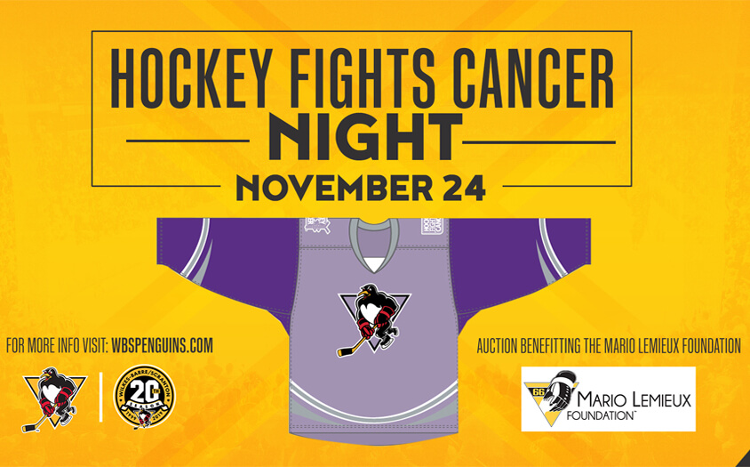 Read more about the article PENGUINS PARTNER WITH HOCKEY FIGHTS CANCER™