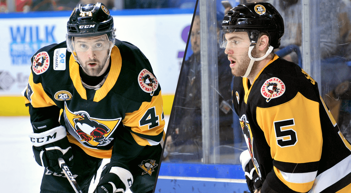Read more about the article PENGUINS REASSIGN BROWN AND SPINOZZI TO WHEELING