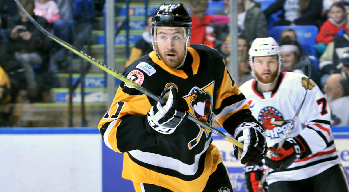 Read more about the article JIMMY HAYES SCORES TWICE IN PENGUINS’ 4-1 WIN OVER ICEHOGS