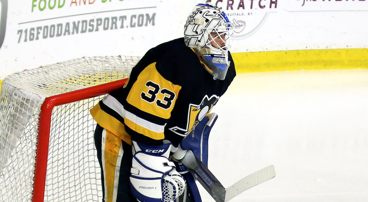 Read more about the article PENGUINS SIGN GOALTENDER ALEX D’ORIO TO ATO