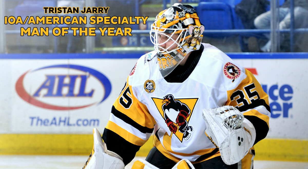 Read more about the article TRISTAN JARRY NAMED PENGUINS’ WINNER OF IOA/AMERICAN SPECIALTY MAN OF THE YEAR