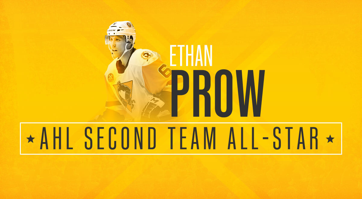 Read more about the article ETHAN PROW NAMED 2018-19 AHL SECOND TEAM ALL-STAR