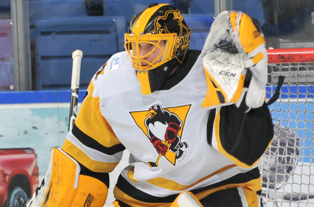 Read more about the article DeSMITH RECORDS 35-SAVE SHUTOUT IN 2-0 WIN OVER CRUNCH