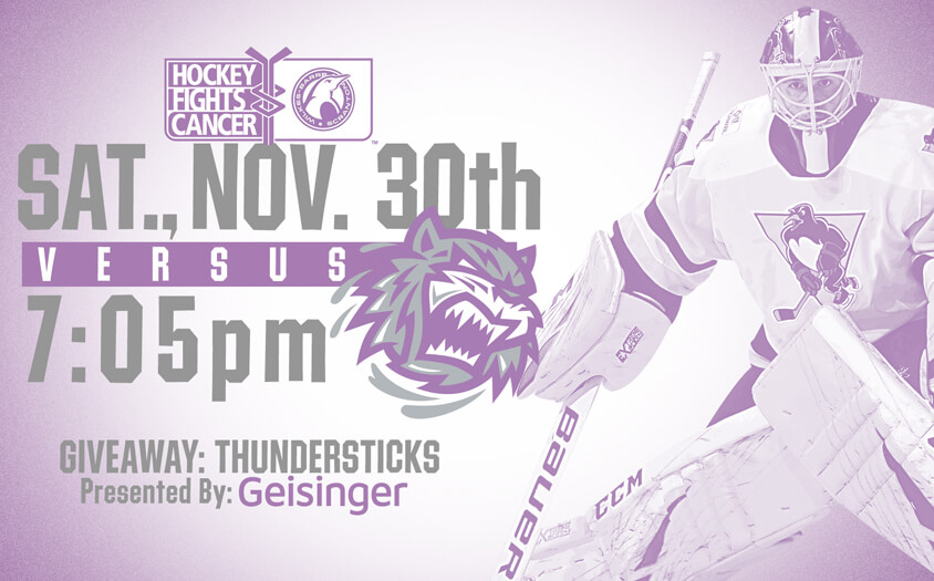 Read more about the article HOCKEY FIGHTS CANCER NIGHT NOVEMBER 30