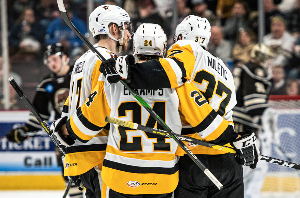 Read more about the article PENGUINS SNAP BEARS’ STREAK WITH 2-1 WIN