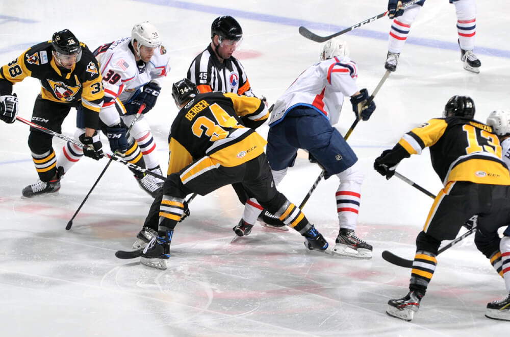 Read more about the article PENGUINS FALL TO SPRINGFIELD IN SHOOTOUT, 5-4