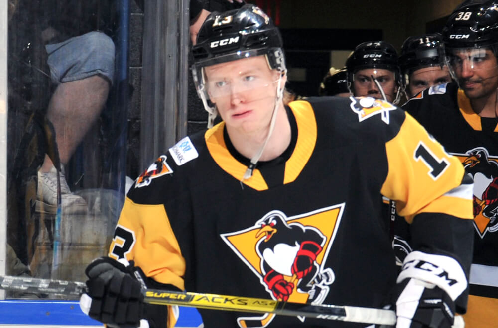 Read more about the article JAN DROZG RETURNS TO PENGUINS FROM WHEELING