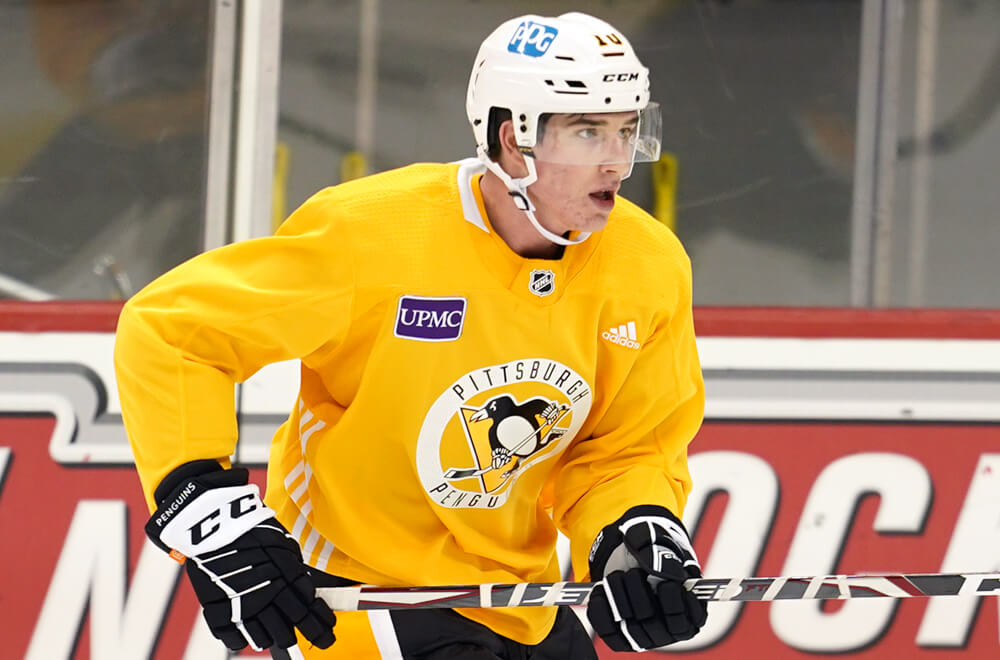 Read more about the article DREW O’CONNOR MAKING HIS MARK AT PENGUINS CAMP