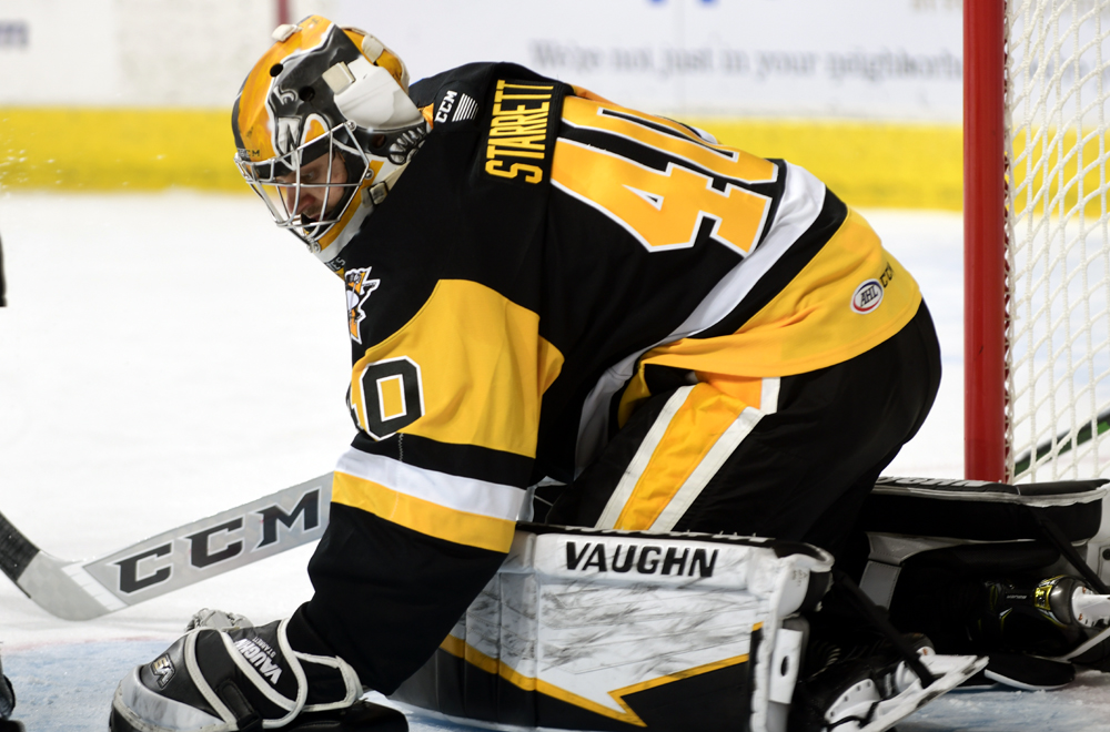 Read more about the article PENGUINS REASSIGN SHANE STARRETT TO WHEELING