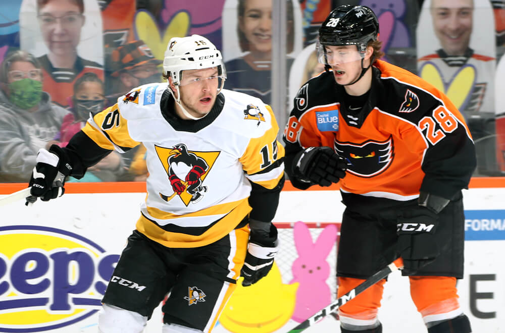 Read more about the article PENS’ STREAK SNAPPED IN 6-2 LOSS AT LEHIGH VALLEY