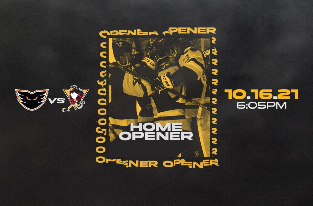 Read more about the article PENGUINS TO PLAY PHANTOMS IN 2021-22 HOME OPENER