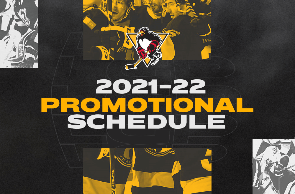 Read more about the article PENGUINS REVEAL 2021-22 PROMOTIONAL SCHEDULE