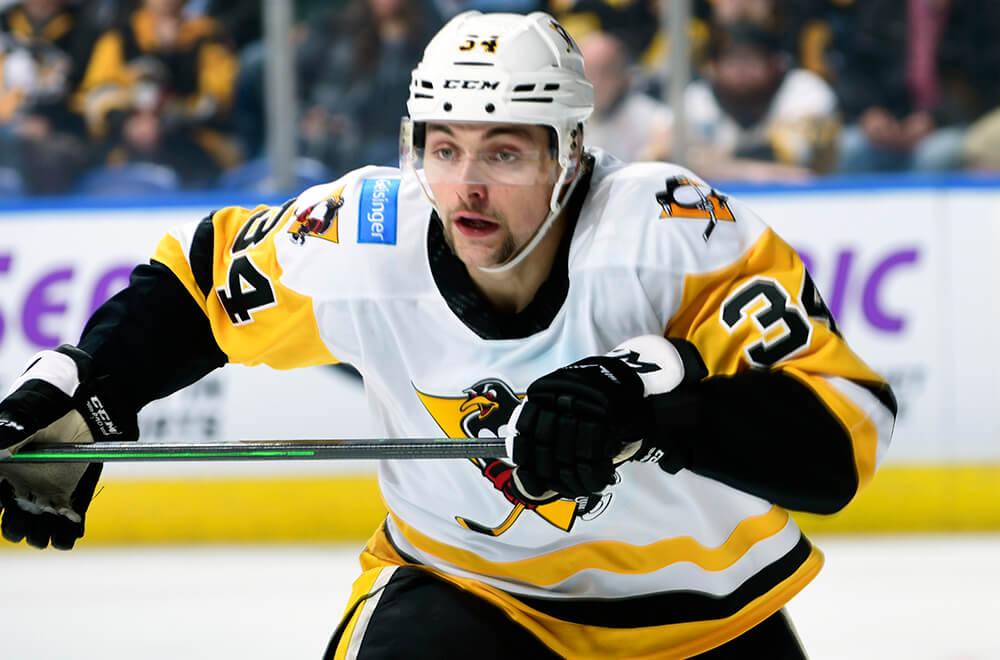 Read more about the article PENGUINS DROP 6-2 DECISION TO BRUINS