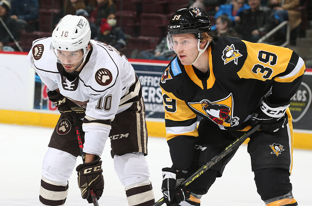 Read more about the article WILKES-BARRE/SCRANTON FALLS AT HERSHEY, 6-2