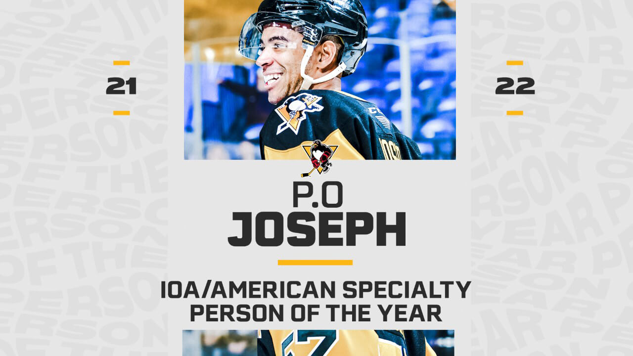 Read more about the article JOSEPH NAMED WBS IOA/American Specialty AHL Person of the Year