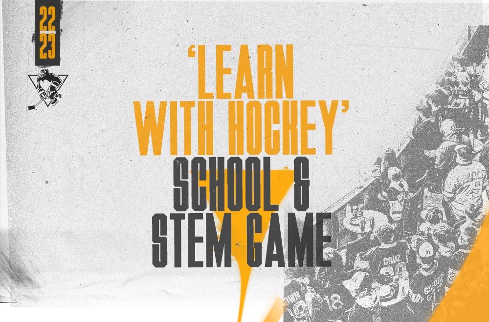 Read more about the article PENGUINS TO HOST ‘LEARN WITH HOCKEY’ SCHOOL & STEM GAME ON OCT. 5