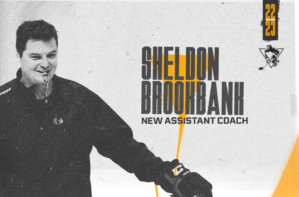 Read more about the article SHELDON BROOKBANK HIRED AS PENGUINS ASSISTANT COACH