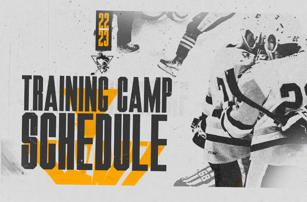 Read more about the article PENGUINS ANNOUNCE 2022 TRAINING CAMP SCHEDULE