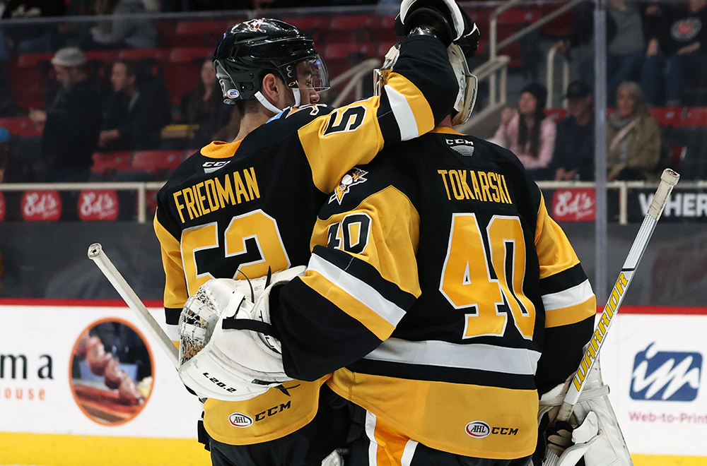 Read more about the article PENGUINS TROUNCE CHECKERS IN REMATCH, 5-2