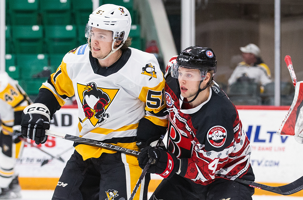 Read more about the article TOKARSKI, PENGUINS FOILED IN BELLEVILLE, 3-1