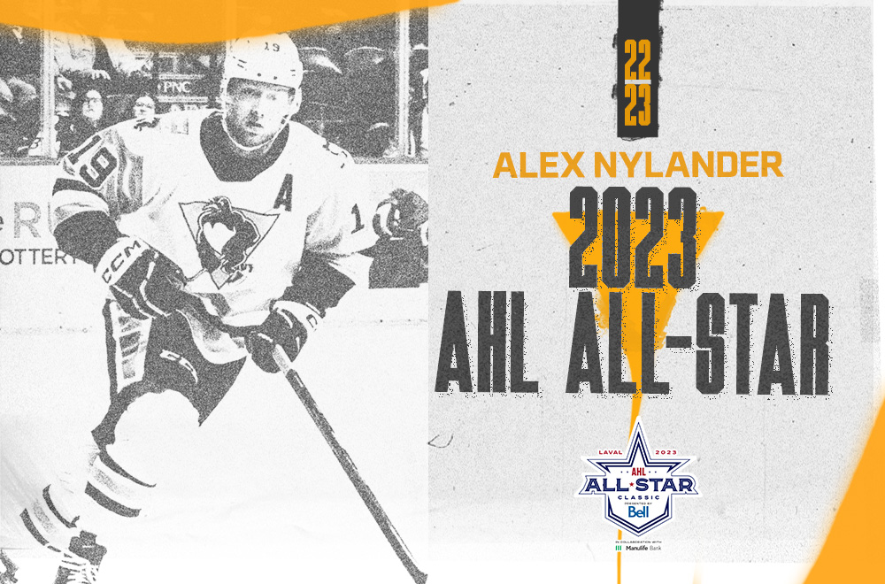 Read more about the article ALEX NYLANDER NAMED TO AHL ALL-STAR CLASSIC