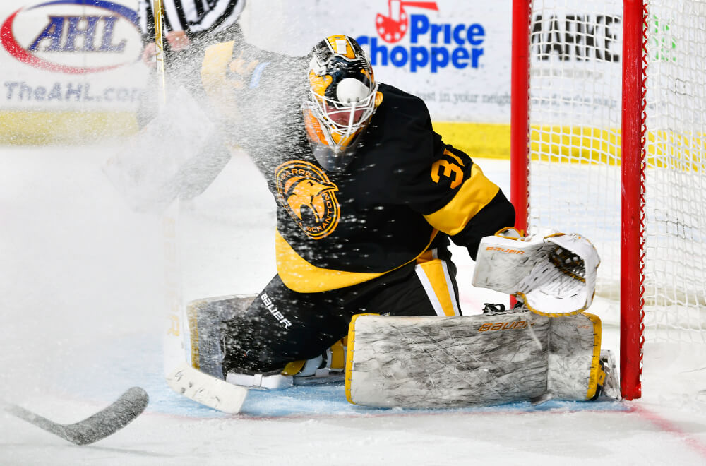 Read more about the article PENS DROP SECOND GAME OF BACK-TO-BACK WITH BRUINS, 3-1