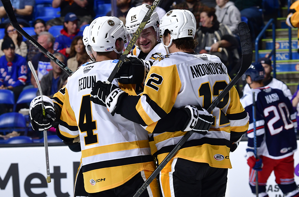 Read more about the article PENGUINS TAME THE WOLF PACK, WIN 4-2