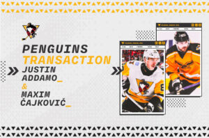 Read more about the article PENGUINS ADD ADDAMO AND ČAJKOVIČ FOR WEEKEND