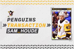 Read more about the article PENGUINS RE-SIGN SAM HOUDE FOR 2024-25