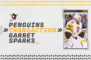 Read more about the article PENGUINS REASSIGN GARRET SPARKS TO WHEELING