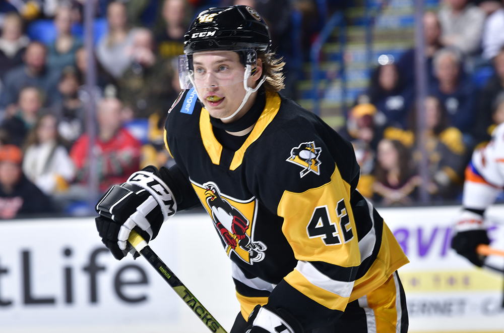 PENGUINS LOSE GAME ONE TO PHANTOMS, 2-1