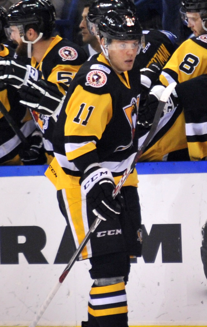 DANIEL SPRONG’S HAT TRICK LIFTS PENGUINS OVER WOLF PACK, 5-1