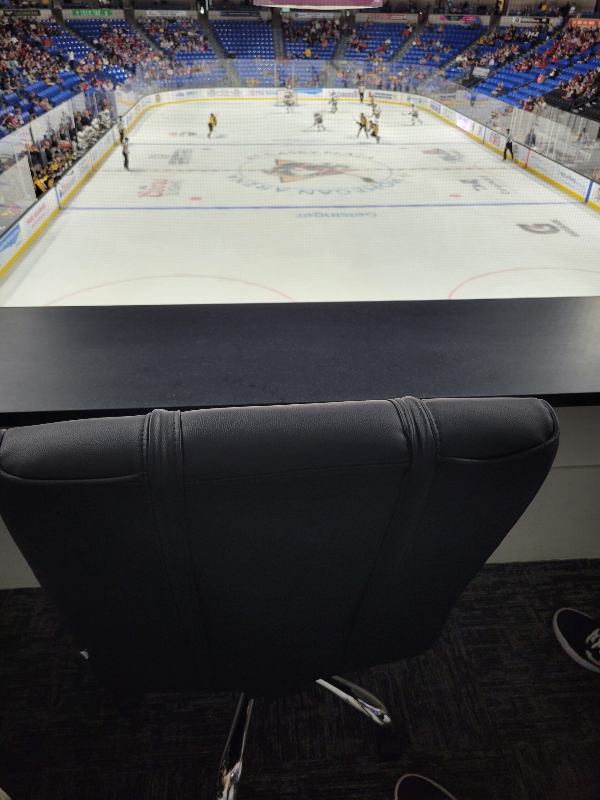 Loge Box WBS Penguins Close Up