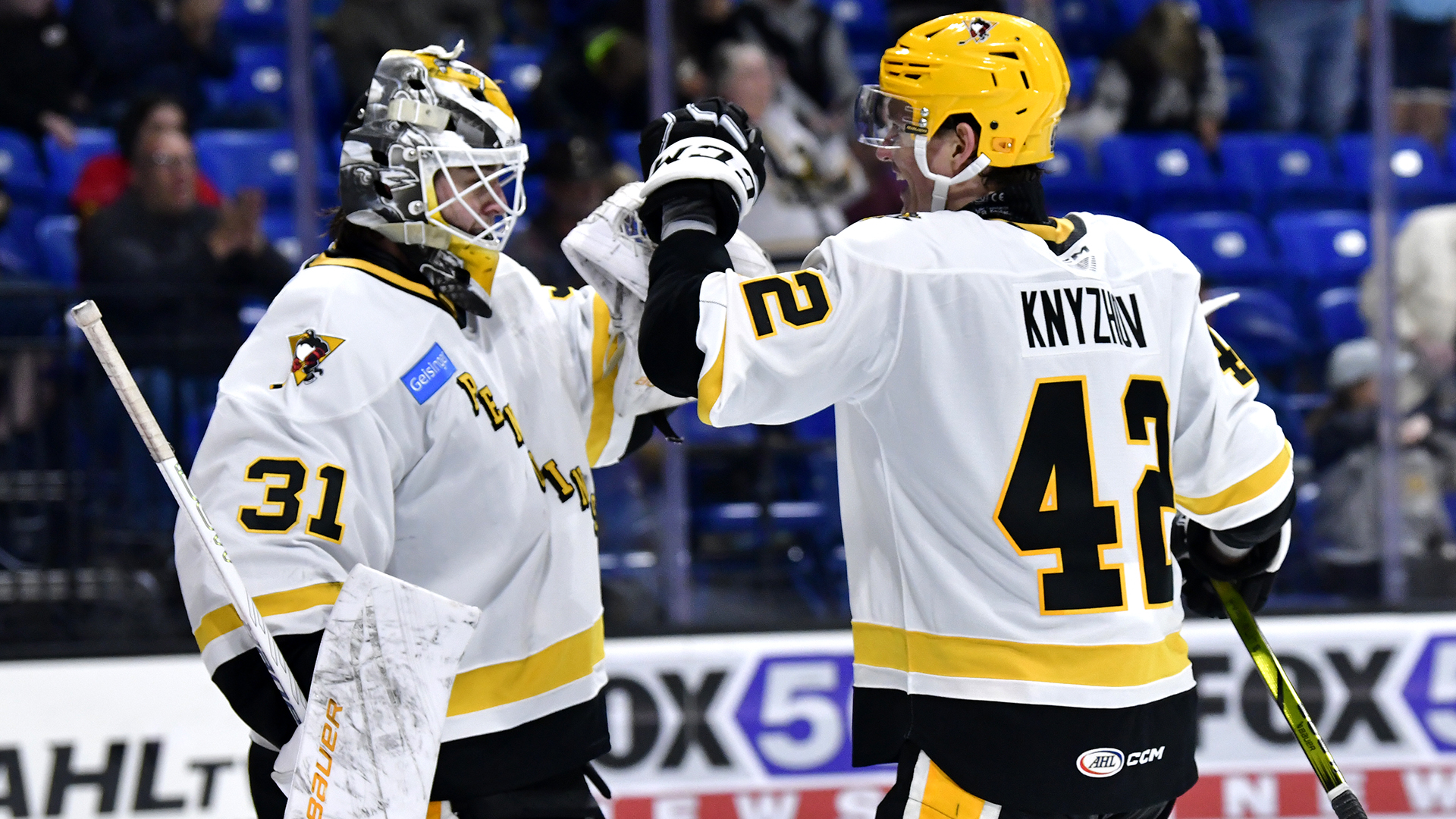 Pens shut out Amerks | Pro Hockey News