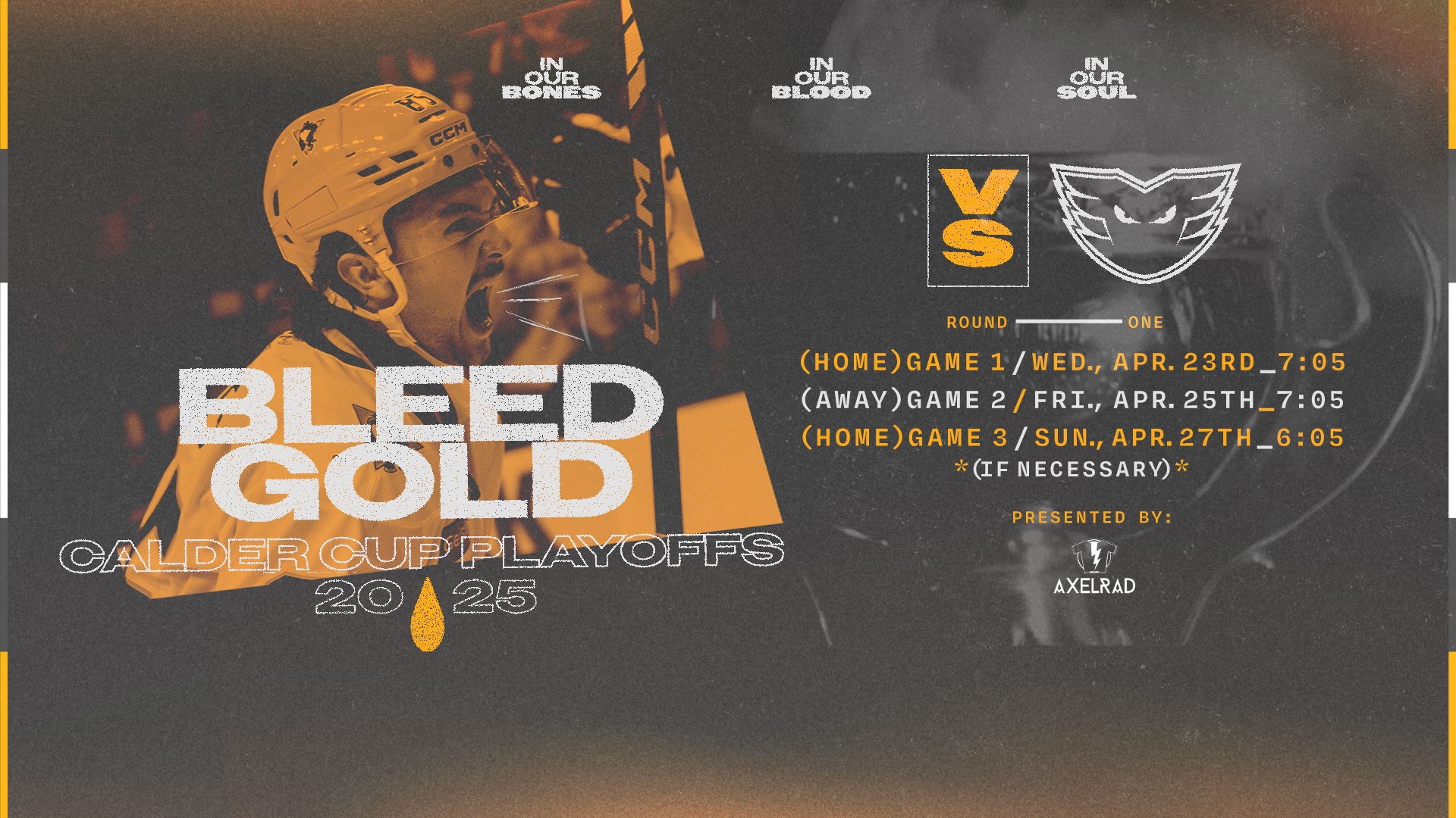 PENGUINS REVEAL FIRST-ROUND PLAYOFF SCHEDULE