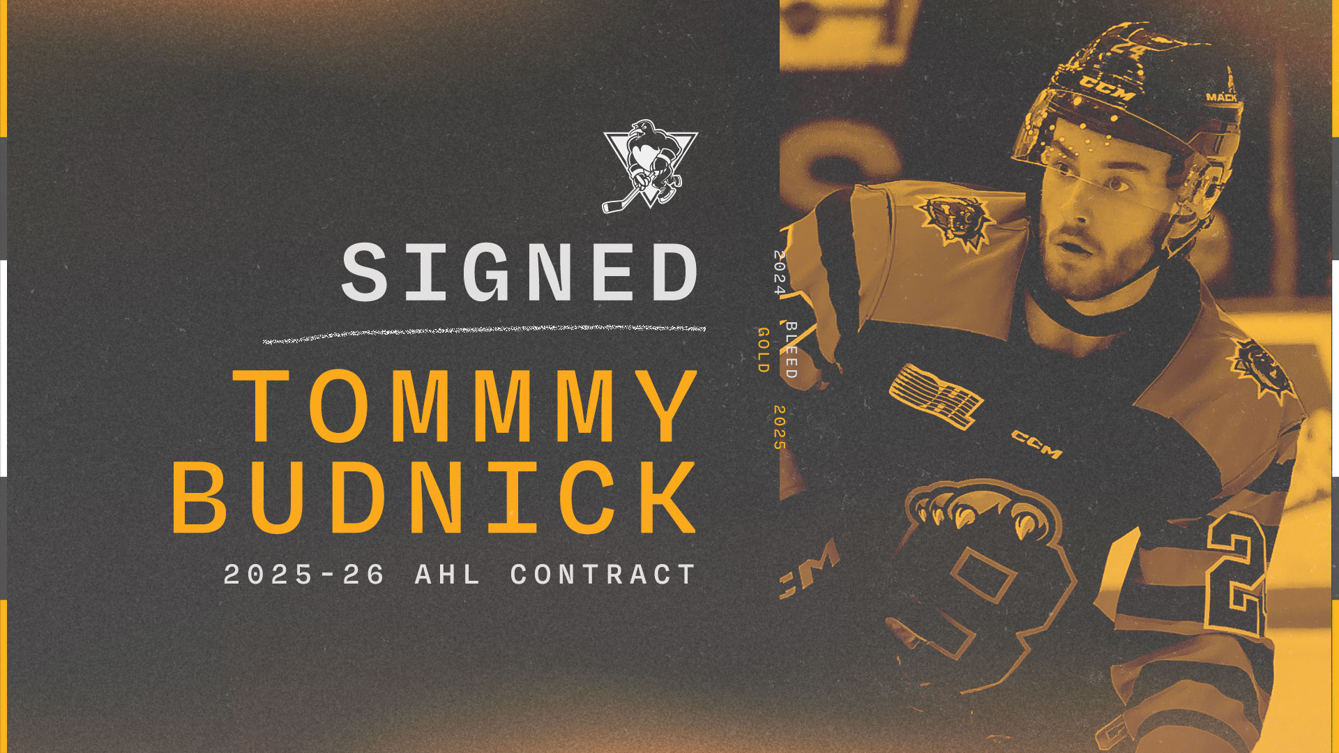 PENGUINS SIGN DEFENSEMAN TOMMY BUDNICK