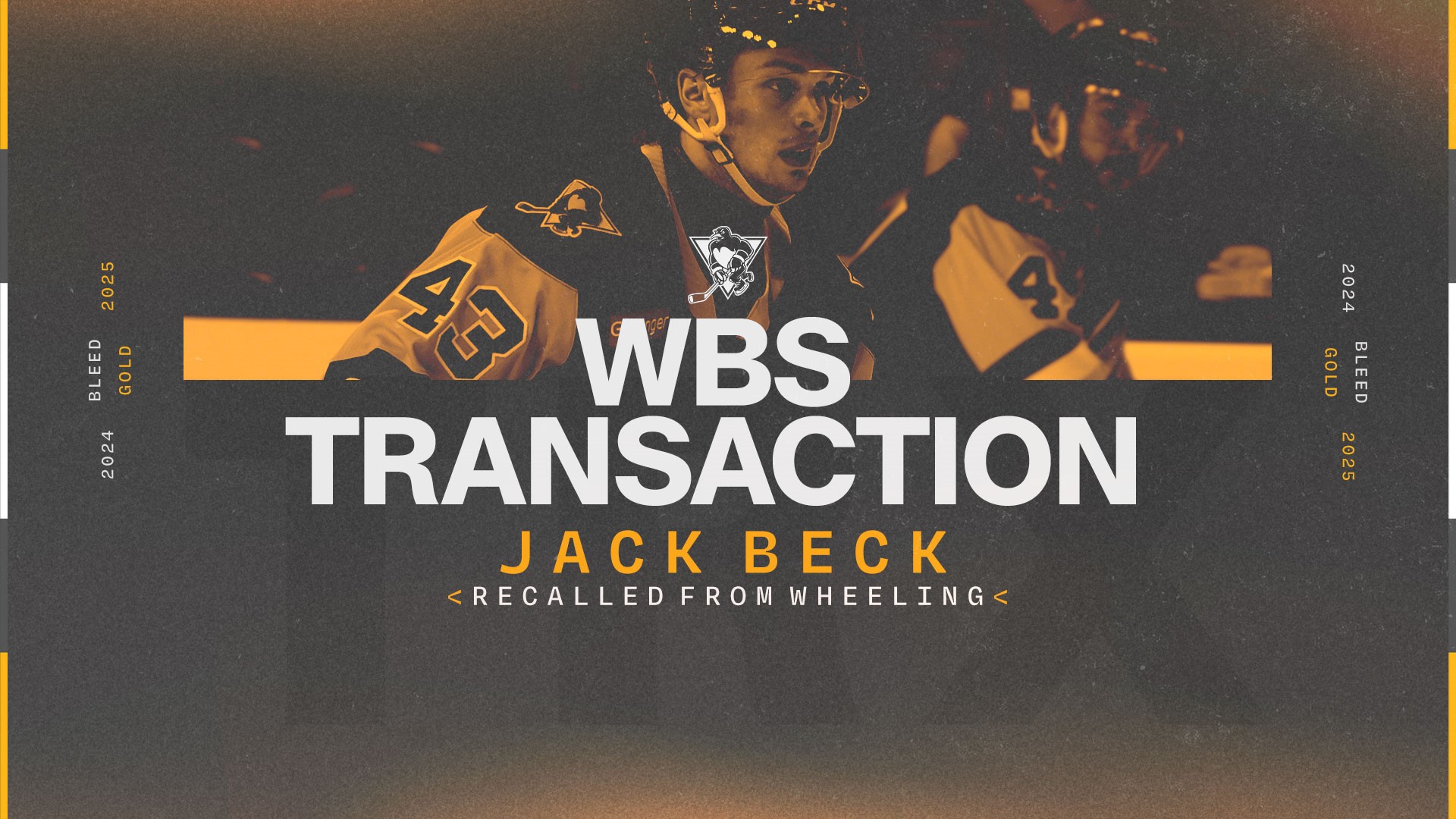 PENGUINS RECALL JACK BECK FROM WHEELING