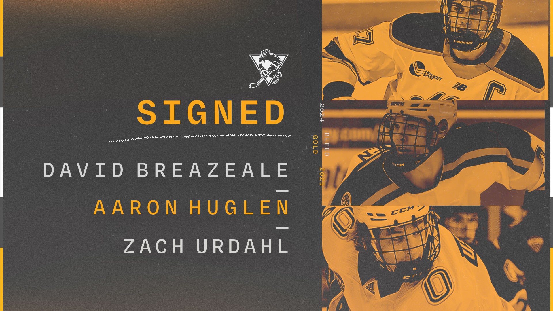 PENS SIGN COLLEGE FREE AGENTS BREAZEALE, HUGLEN, URDAHL