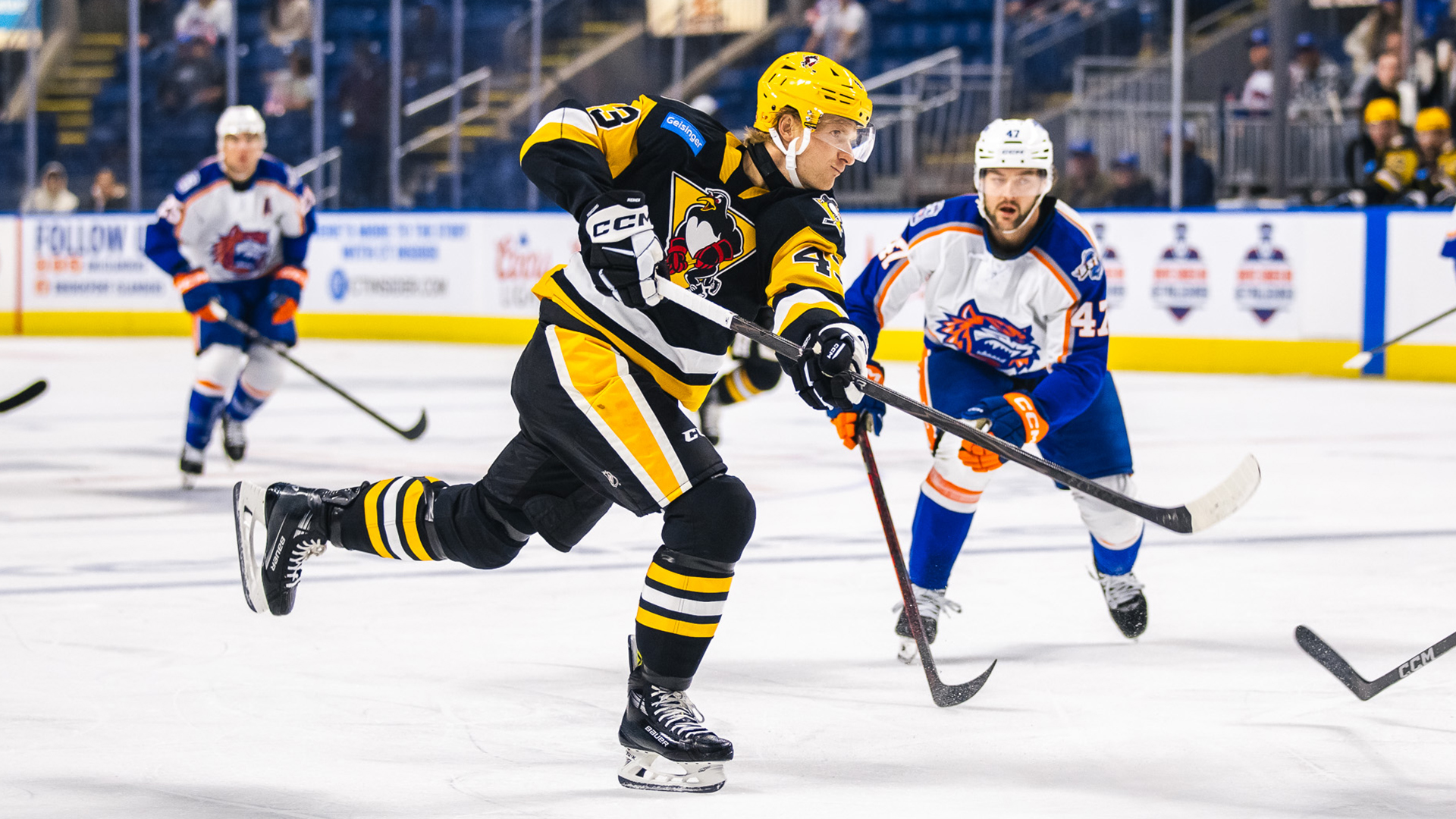 PENGUINS SCORE SIX UNANSWERED FOR COMEBACK WIN