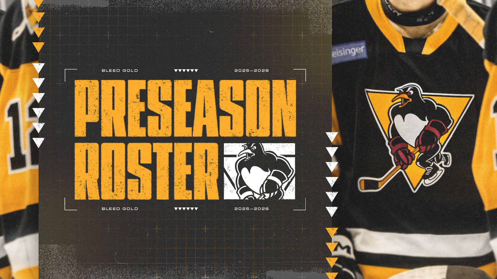 PENGUINS REVEAL PRESEASON ROSTER AHEAD OF EXHIBITION OPENER