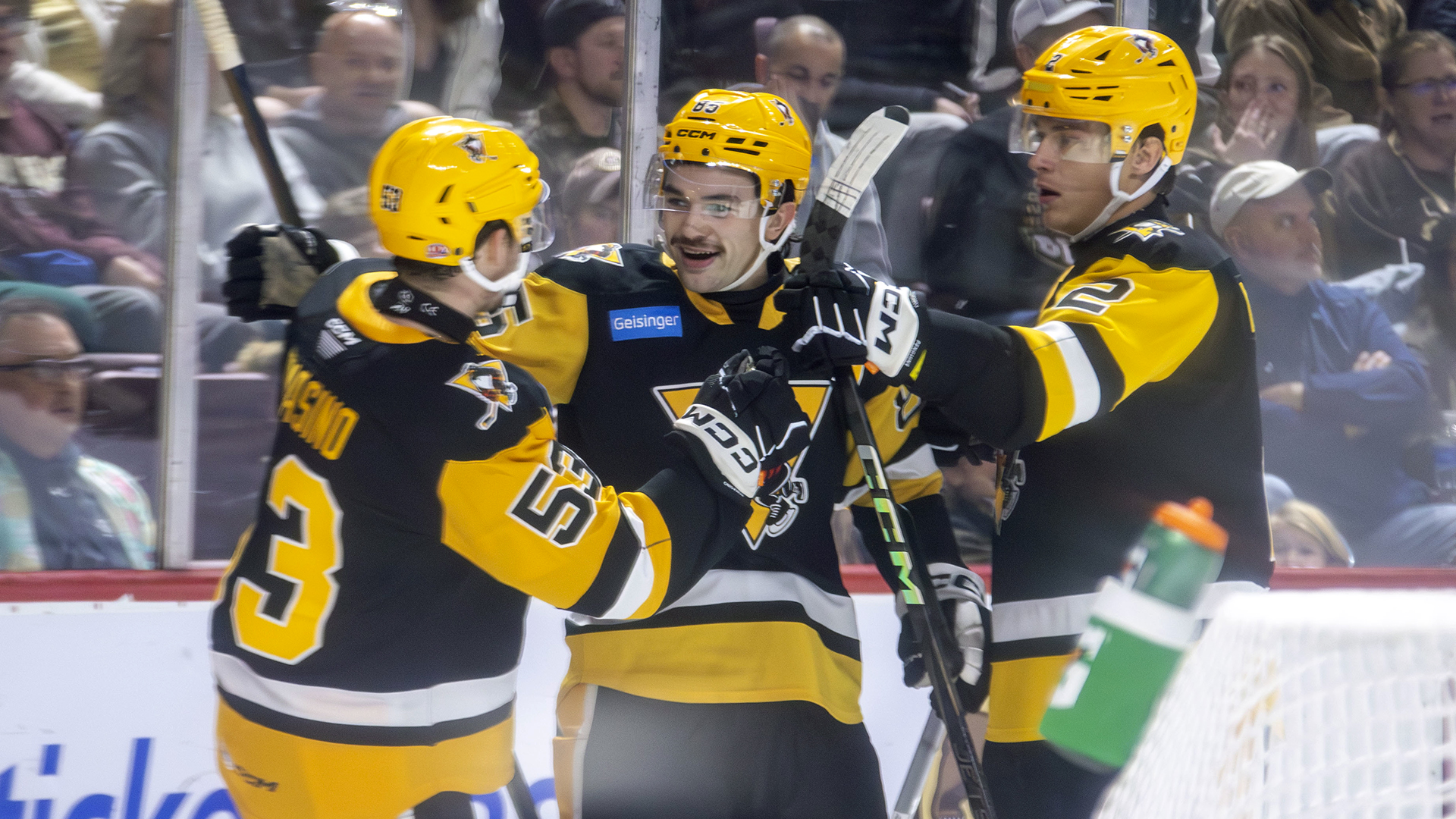 PENGUINS POWER PAST BEARS, 6-3