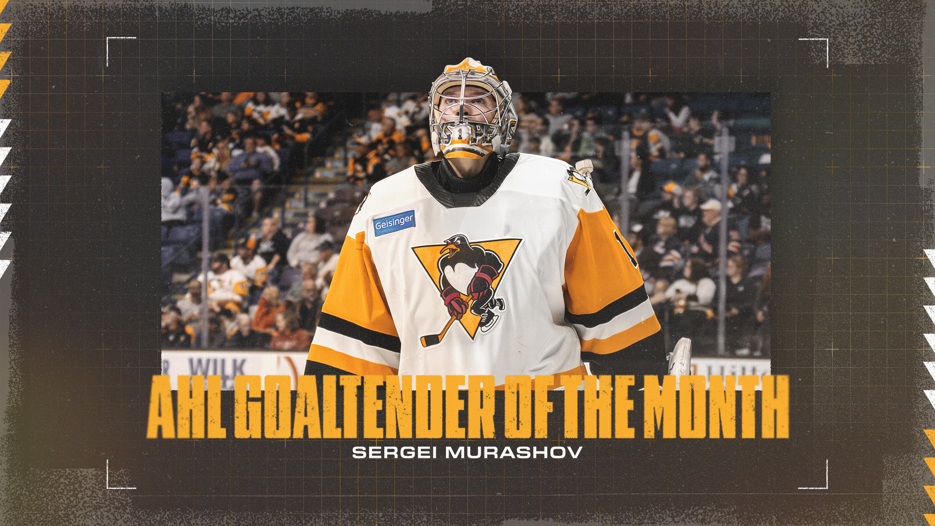 MURASHOV NAMED AHL GOALTENDER OF THE MONTH