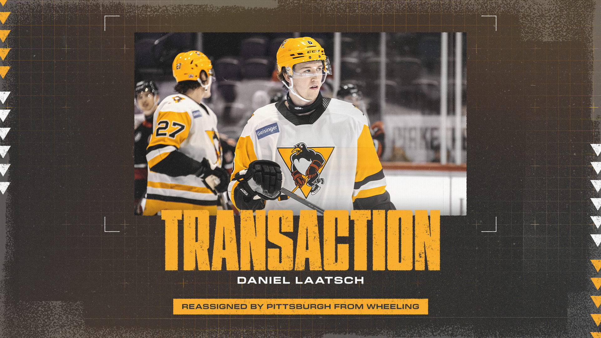 DANIEL LAATSCH REASSIGNED TO PENGUINS