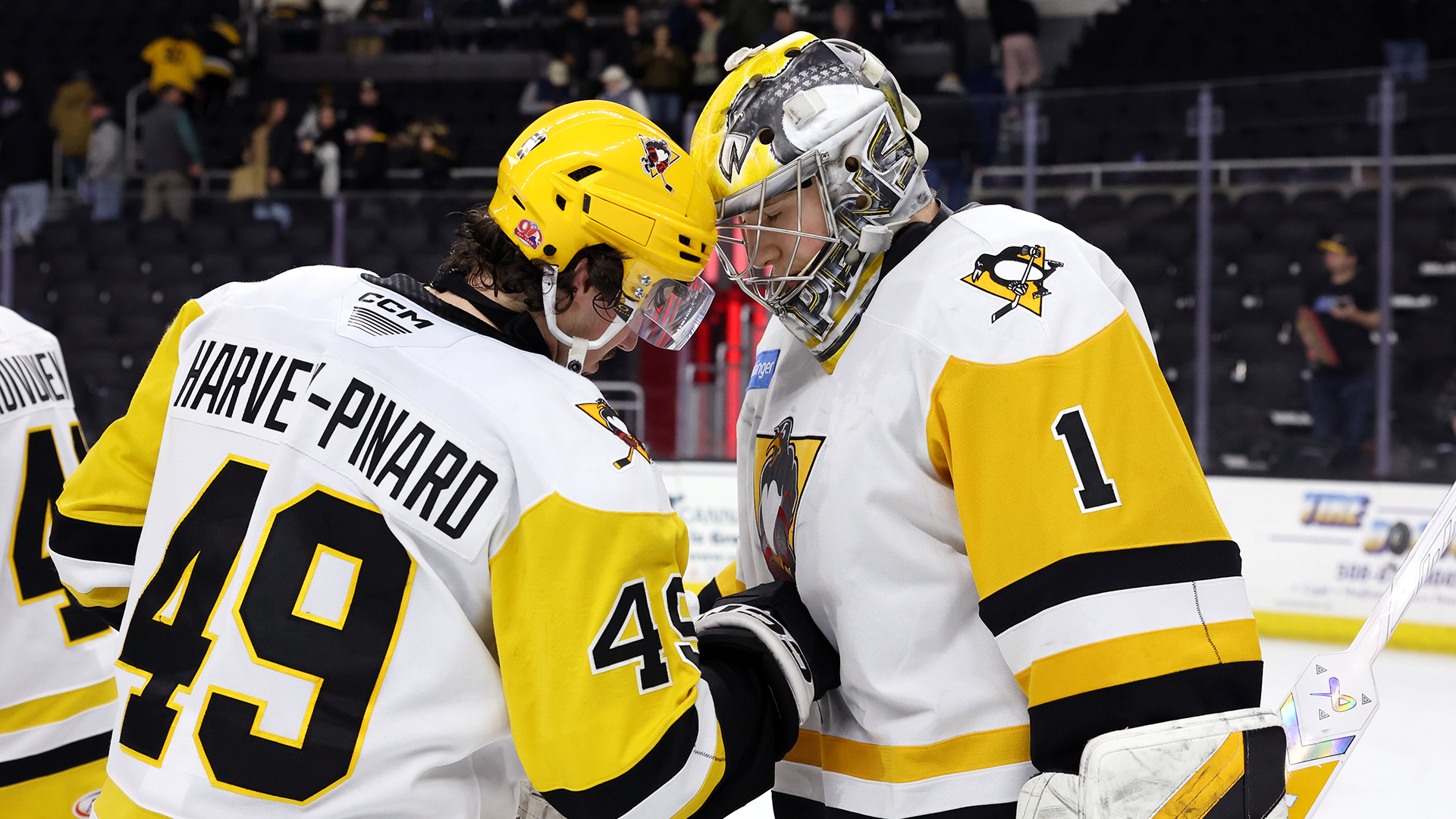 PENGUINS RECLAIM FIRST PLACE WITH 4-1 WIN OVER BRUINS