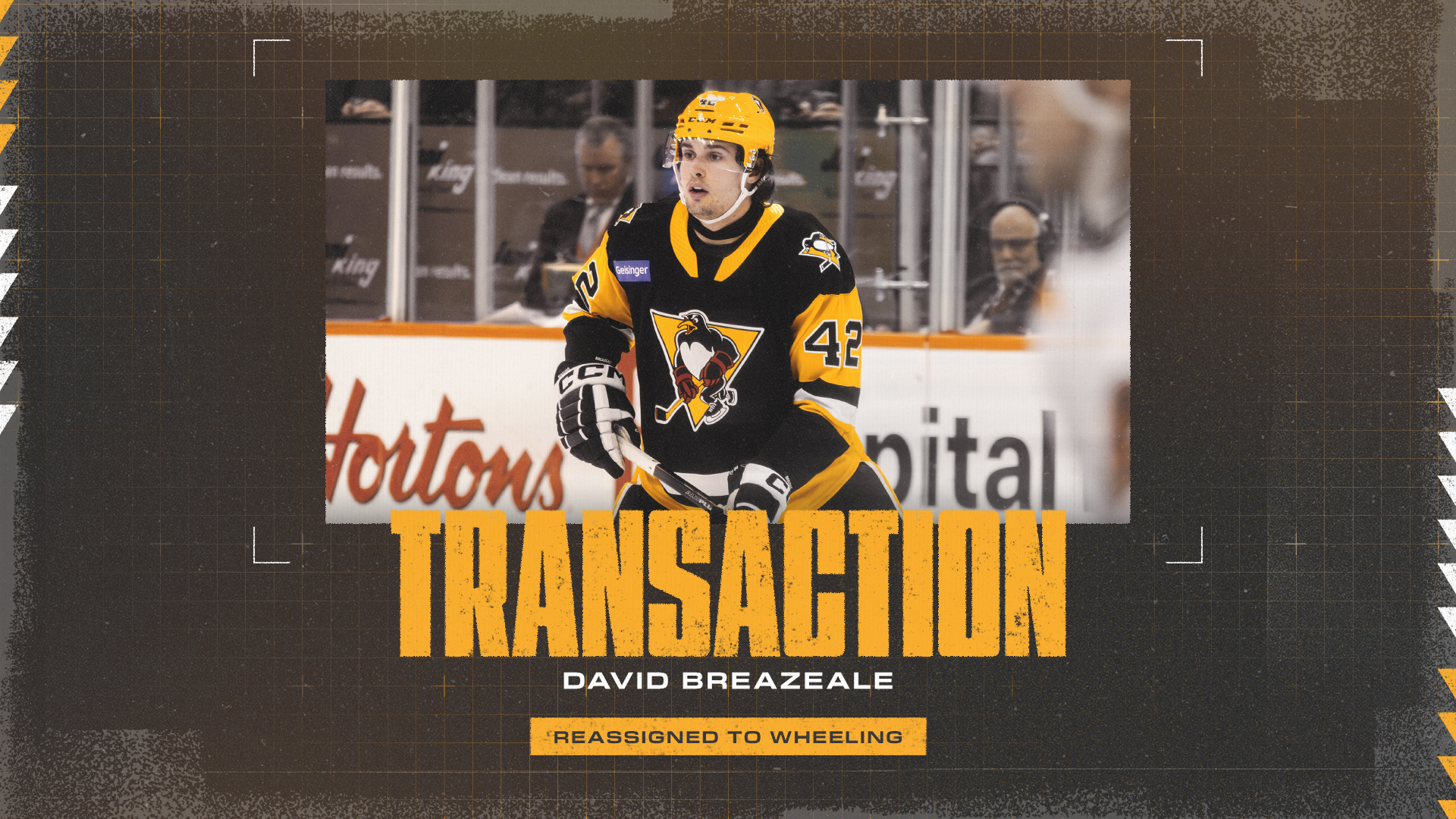 DAVID BREAZEALE REASSIGNED TO NAILERS