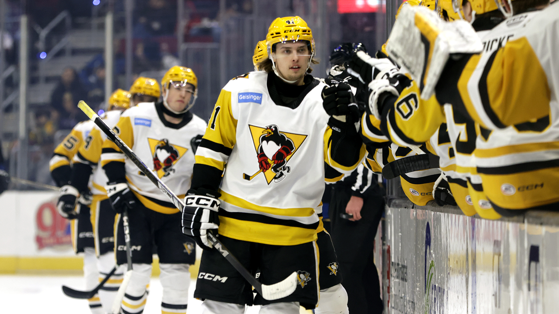 BLOMQVIST, PENGUINS MUZZLE MONSTERS IN 3-2 WIN