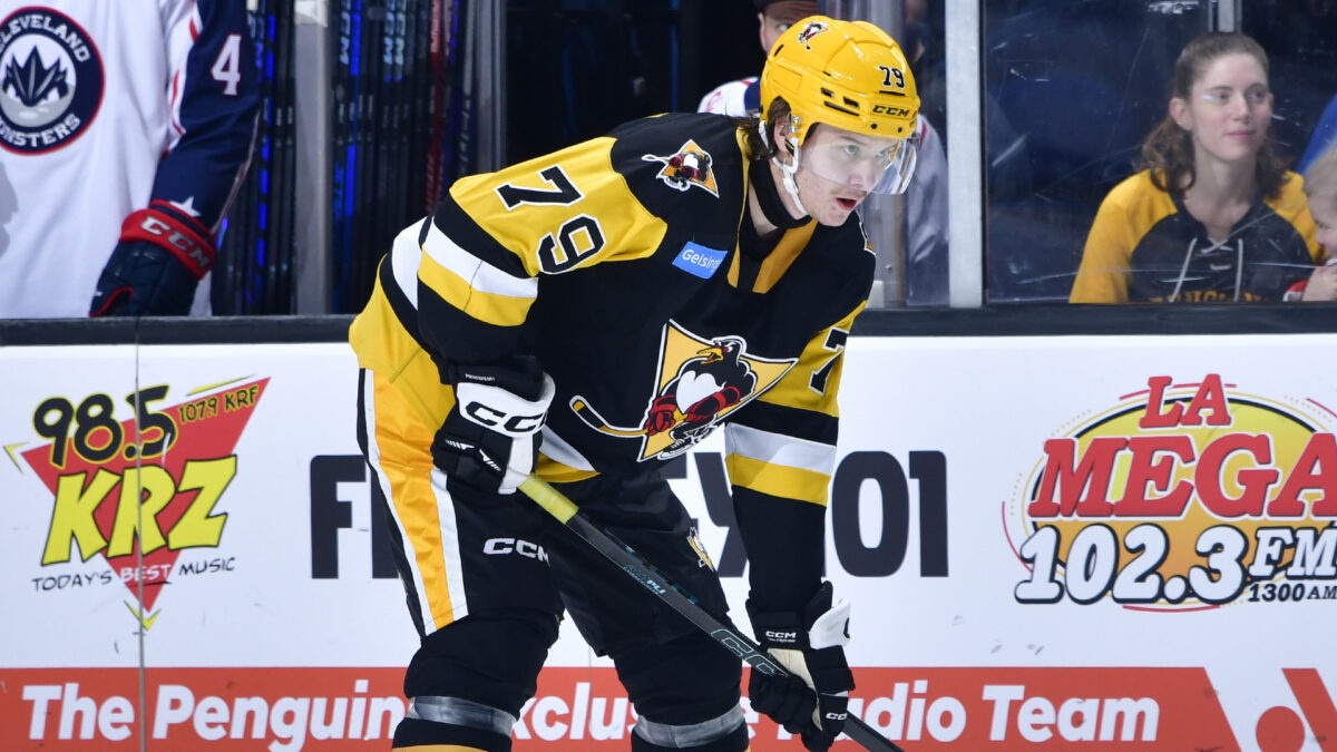 PENGUINS BATTLE HARD BUT LOSE TO MONSTERS IN OT, 4-3