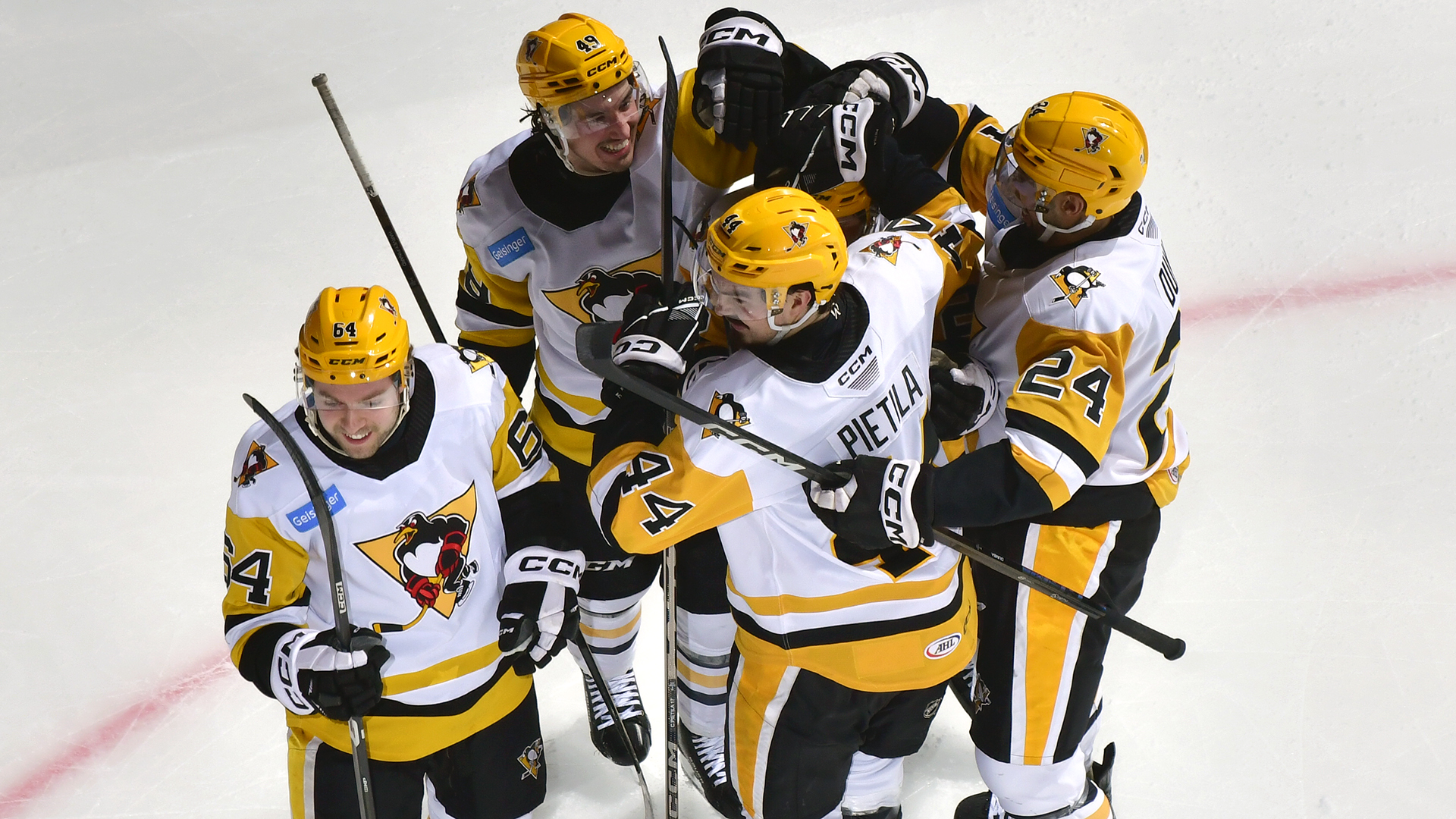 PENGUINS ERUPT AGAIN IN THIRD TO EDGE HERSHEY, 4-1