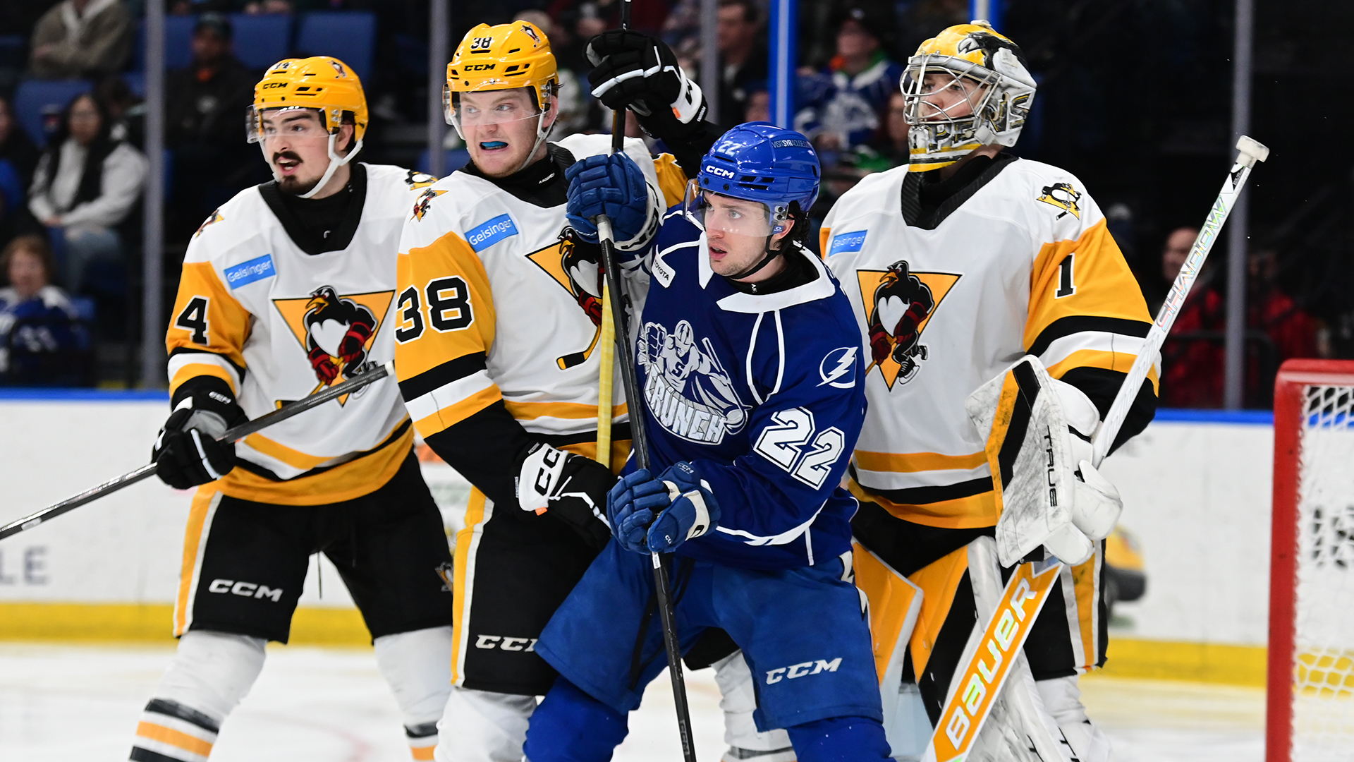 PENGUINS FORCE OVERTIME, BUT FALL TO CRUNCH, 3-2